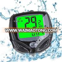 Hot Sale Waterproof Digital Backlight Bicycle Cycling Computer Odometer Speedometer Clock Stopwatch